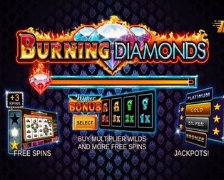 Burning Diamonds Gamble Feature